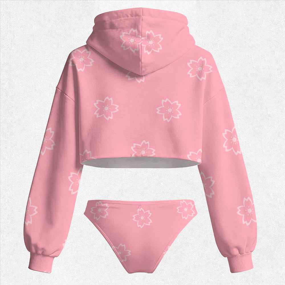 NARUTO Women's Hooded Thicken Suit Set | Anime Graphic