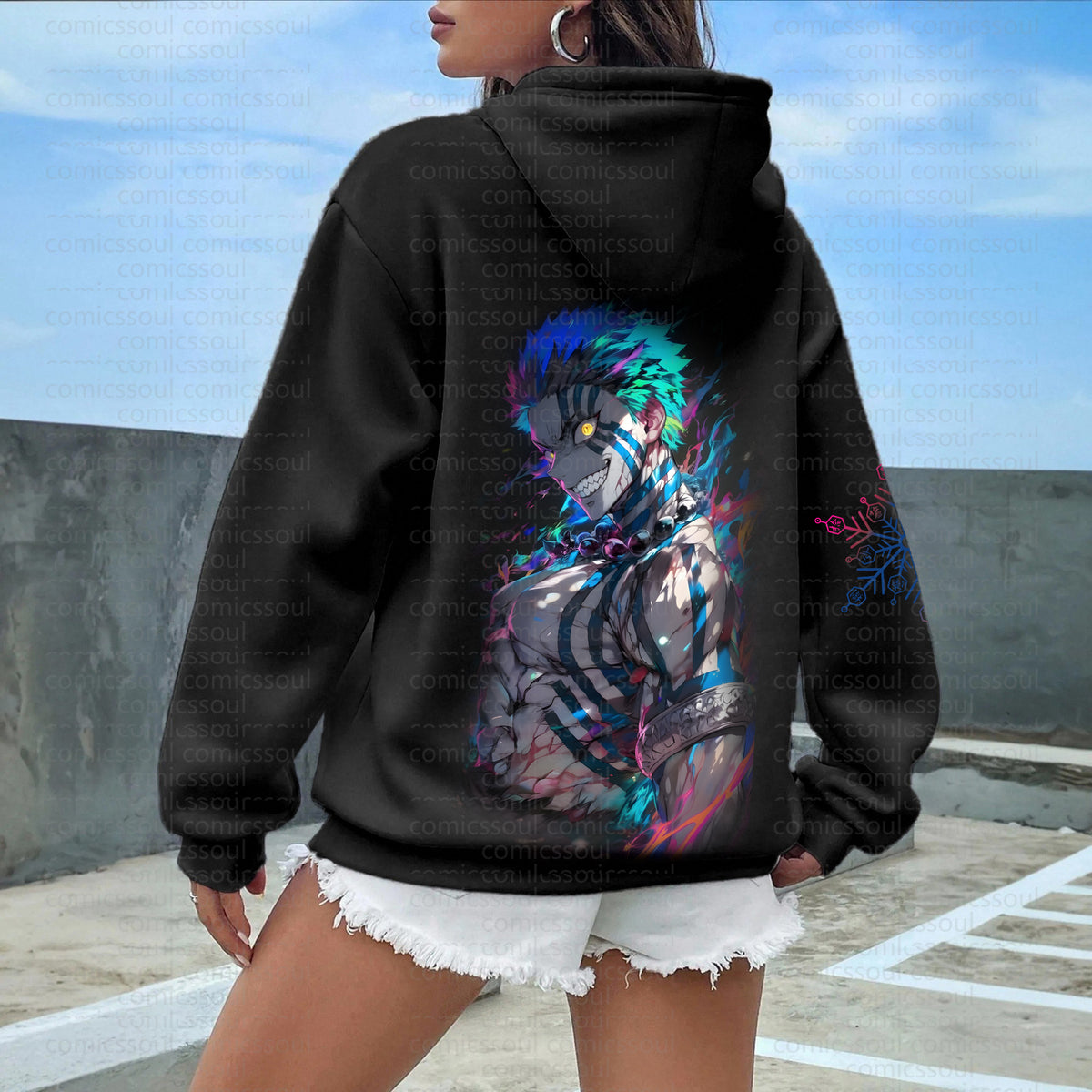 " Comicssoul " Anime Inspired Vintage Hoodie