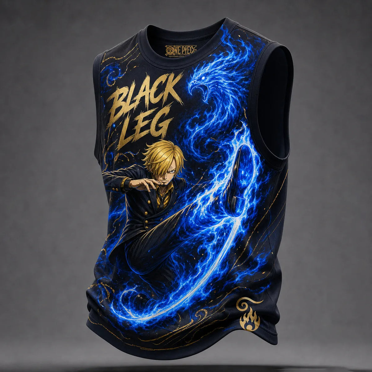 Pirate Crew Graphic Crew-Neck Tank Top