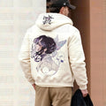 Unisex Graphic Streetwear Vintage Zipper Cardigan Plush Hoodie