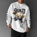 Unisex “Comicssoul X Comicssoul” Anime Graphic Streetwear Vintage Long-Sleeved T-shirt