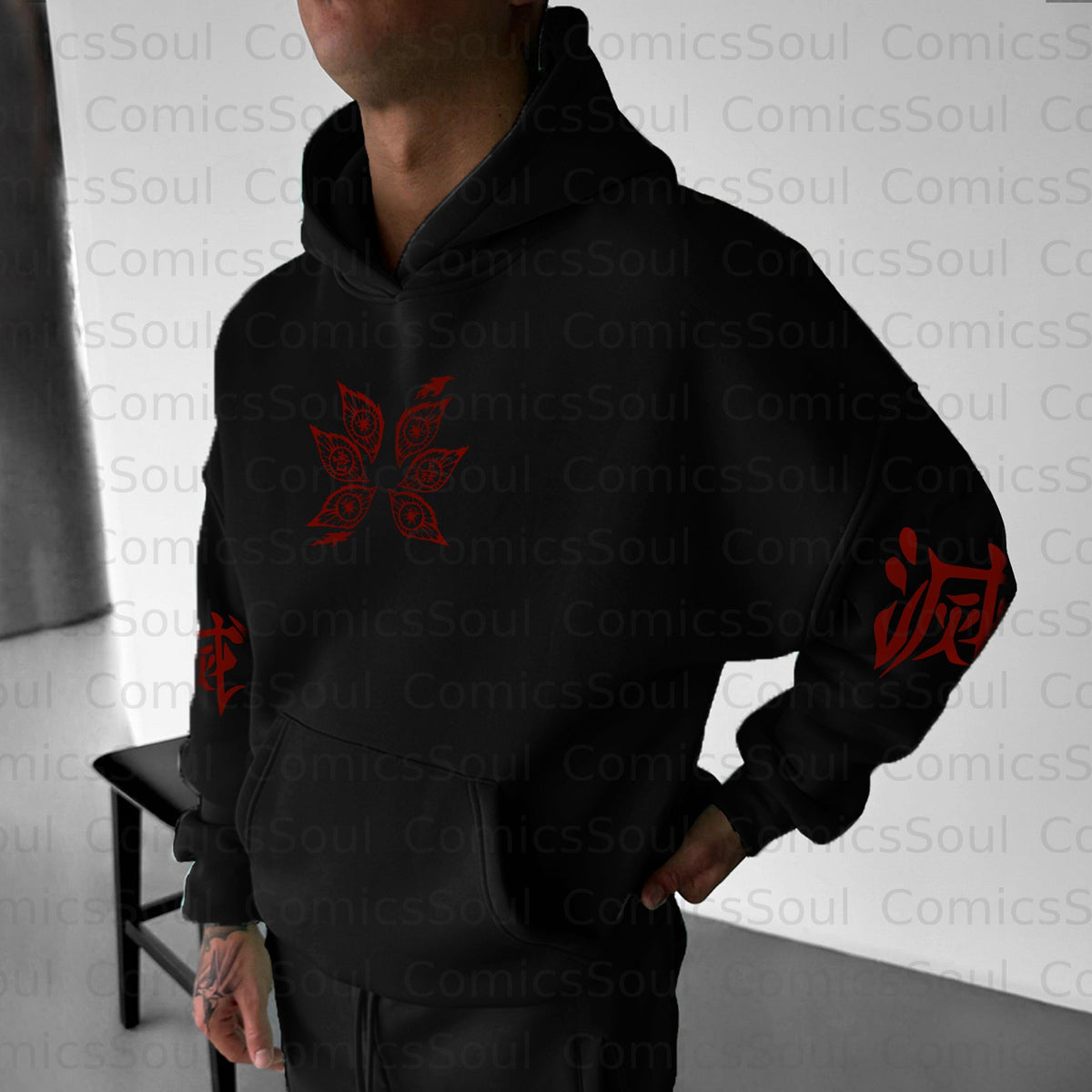 Unisex Halloween Anime Graphic Streetwear Vintage Hoodie