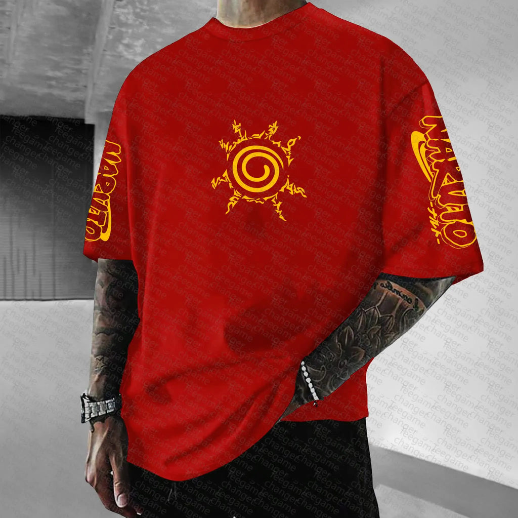 Unisex Naruto Anime Graphic Streetwear T-Shirts