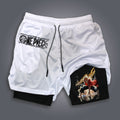 Unisex Anime Print Drawstring Comicssoul Shorts