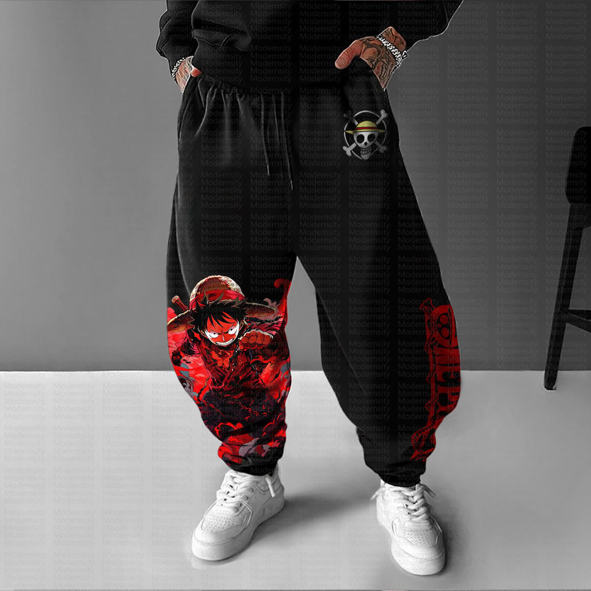 Unisex “Comicssoul”Anime Printed Gift Oversized Regular Athletic Pants