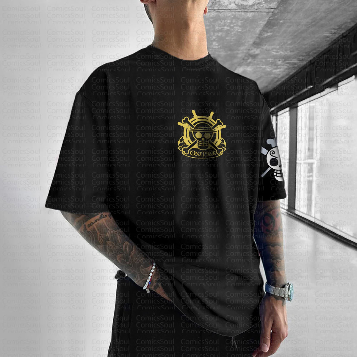 Unisex Anime Inspired Vintage T-Shirt丨Comicssoul
