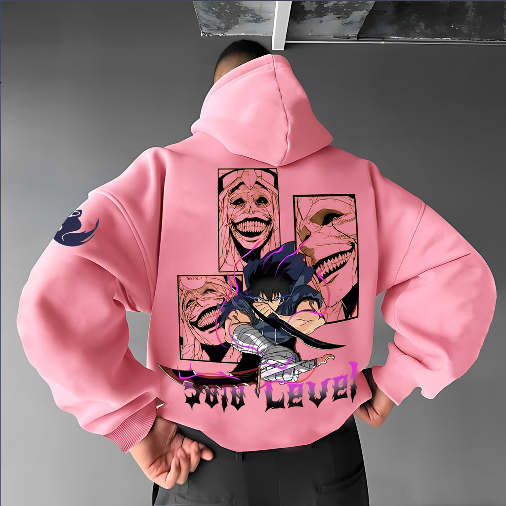 Unisex Anime Graphic Streetwear Vintage Hoodie