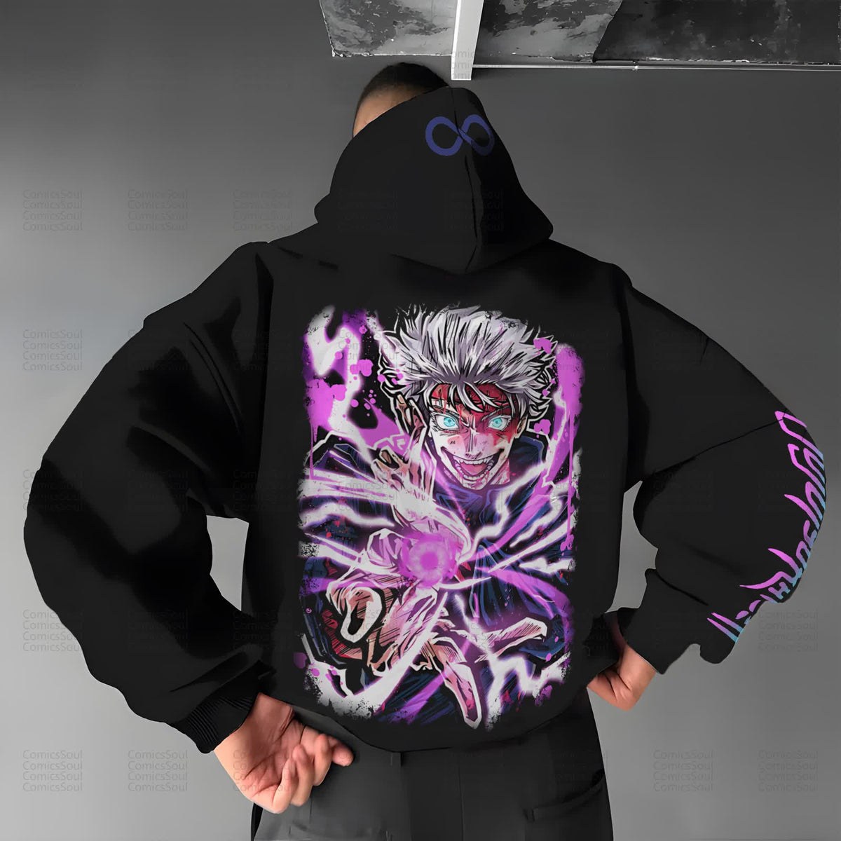 Unisex “Comicssoul” Anime Graphic Streetwear Vintage Hoodie