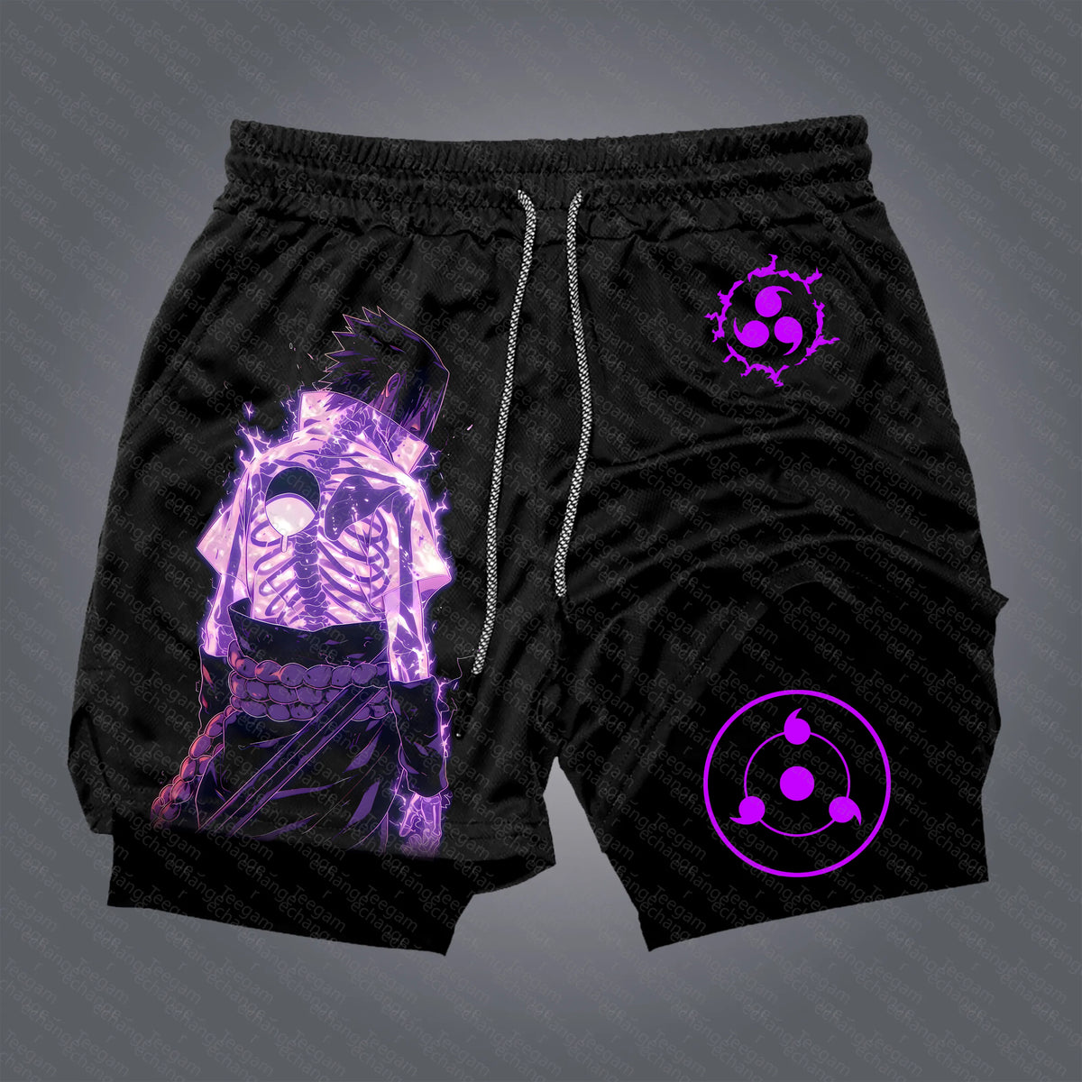 Unisex Naruto Anime Graphic Streetwear Shorts