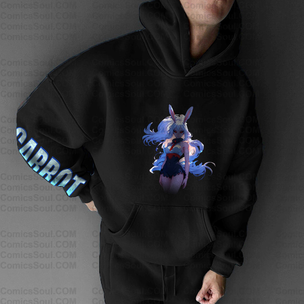 Unisex Anime Print  Casual Oversized Hoodie