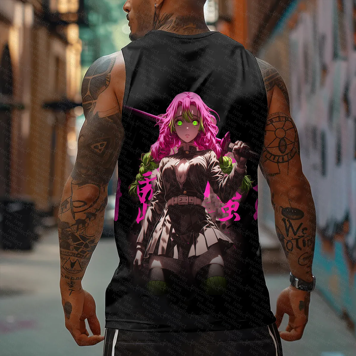 Unisex  “KNY” Casual Anime  Tank Top