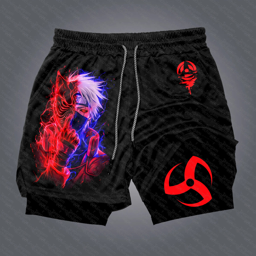 Unisex Naruto Anime Graphic Streetwear Shorts