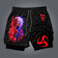 Unisex Naruto Anime Graphic Streetwear Shorts