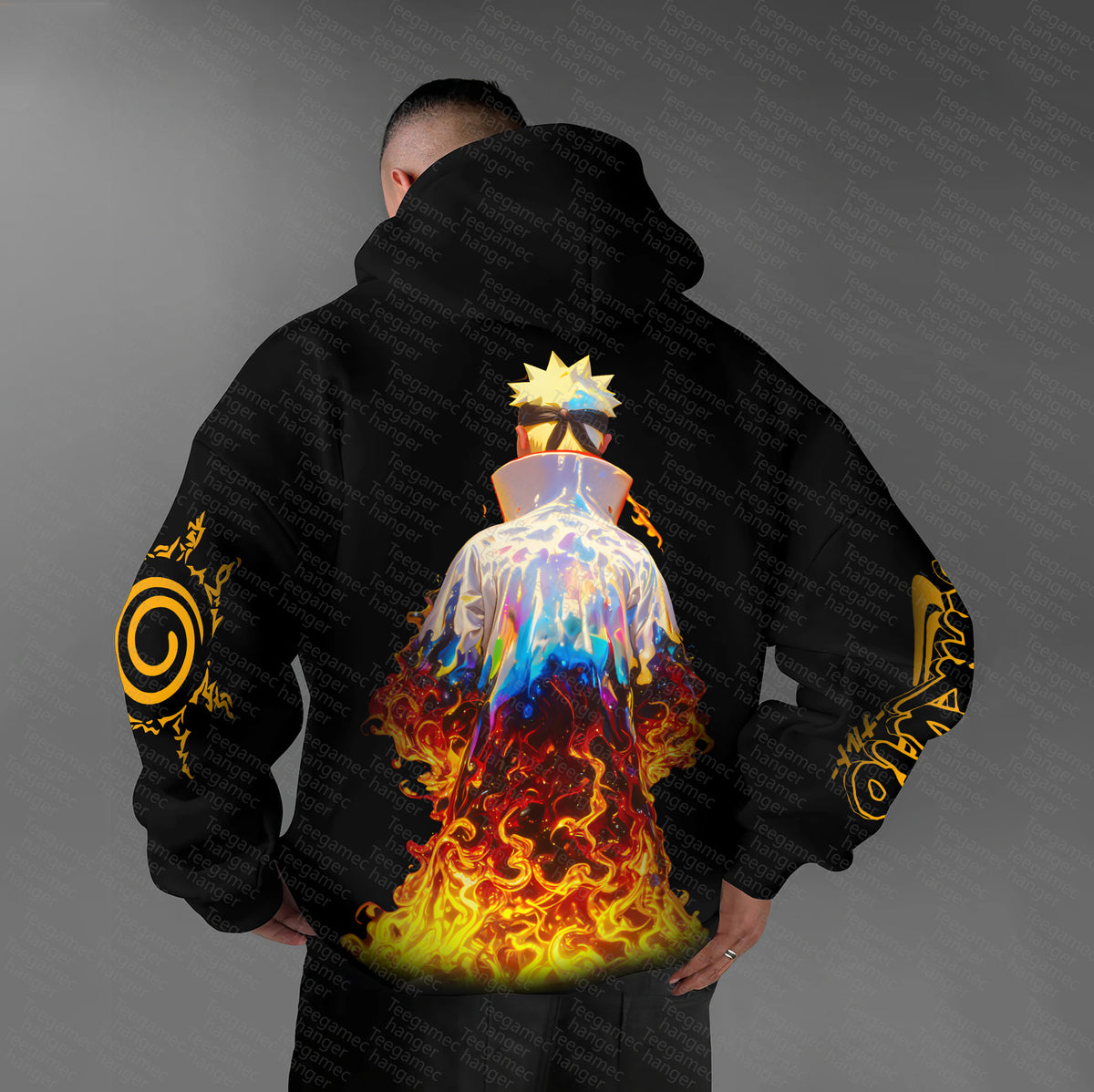 Unisex Naruto Anime Graphic Streetwear Hoodie