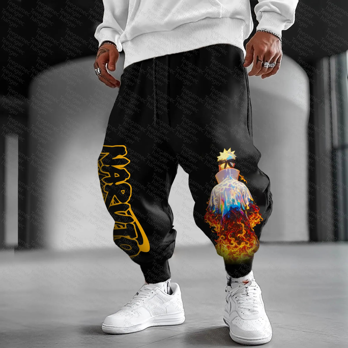 Unisex Naruto Anime Graphic Streetwear Pants