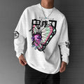 Unisex “Comicssoul X Comicssoul” Anime Graphic Streetwear Vintage Long-Sleeved T-shirt