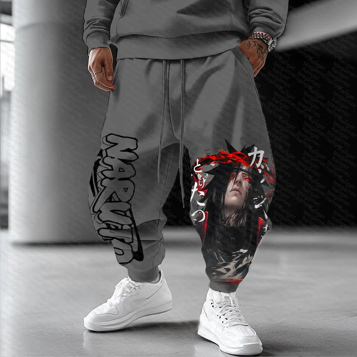 Unisex Naruto Anime Graphic Streetwear Pants