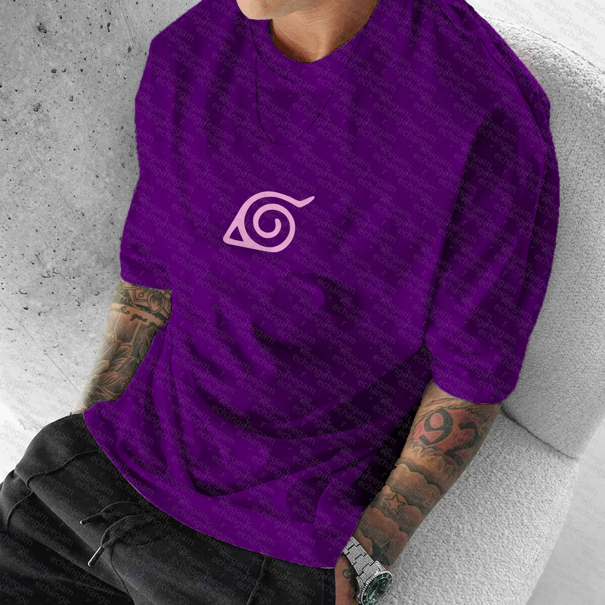 Unisex Naruto Anime Graphic Streetwear T-Shirts