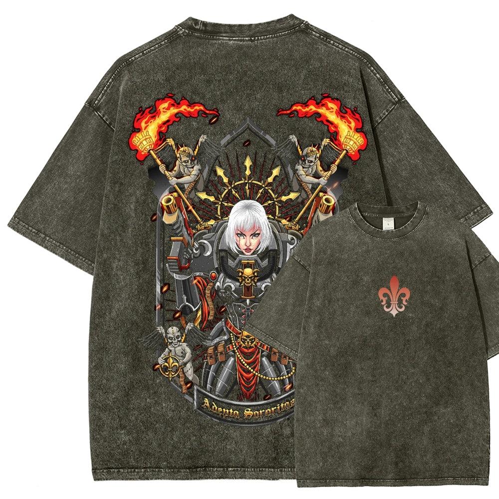Unisex Fit Washed T-Shirt 丨WH40K