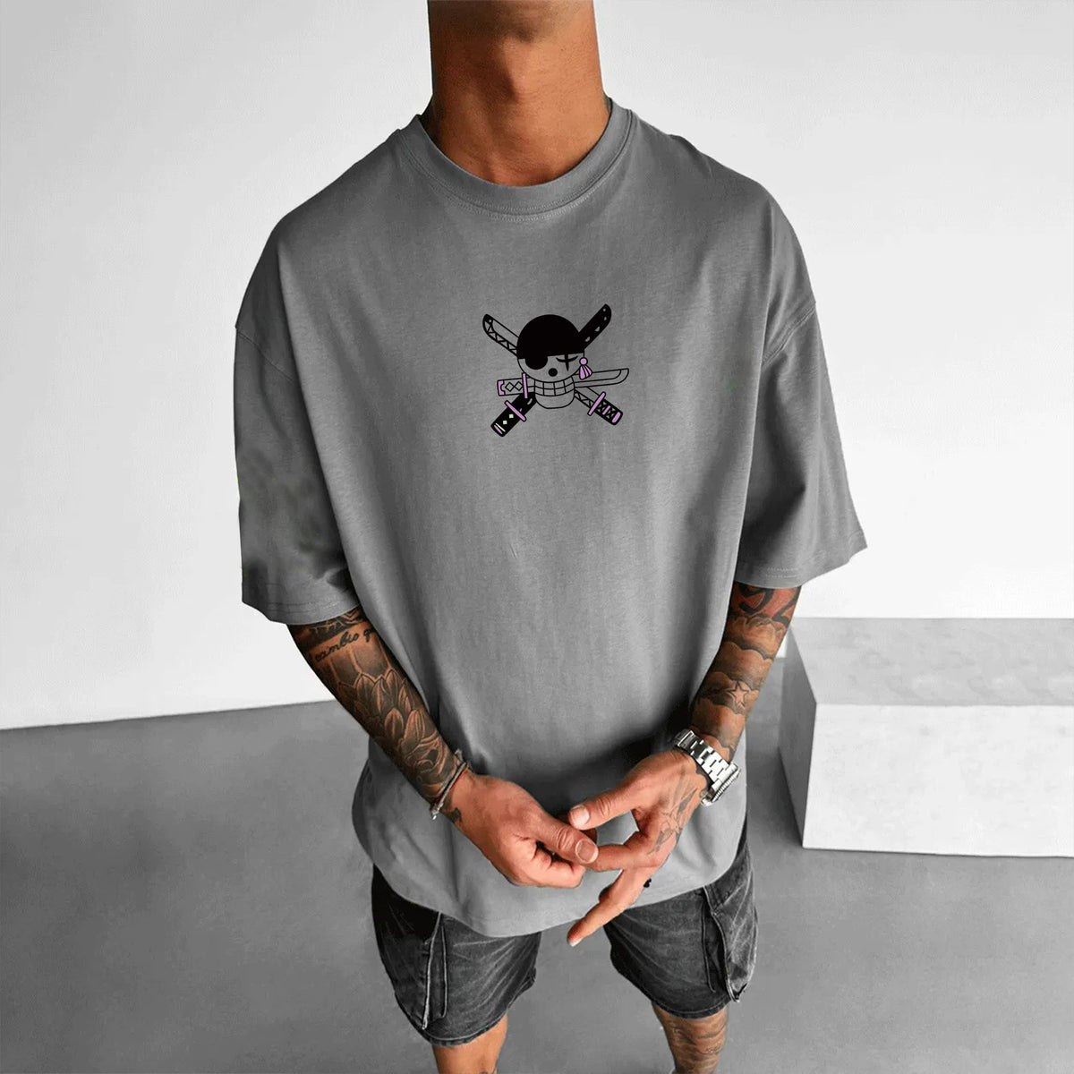 Unisex Anime Inspired Vintage T-Shirt