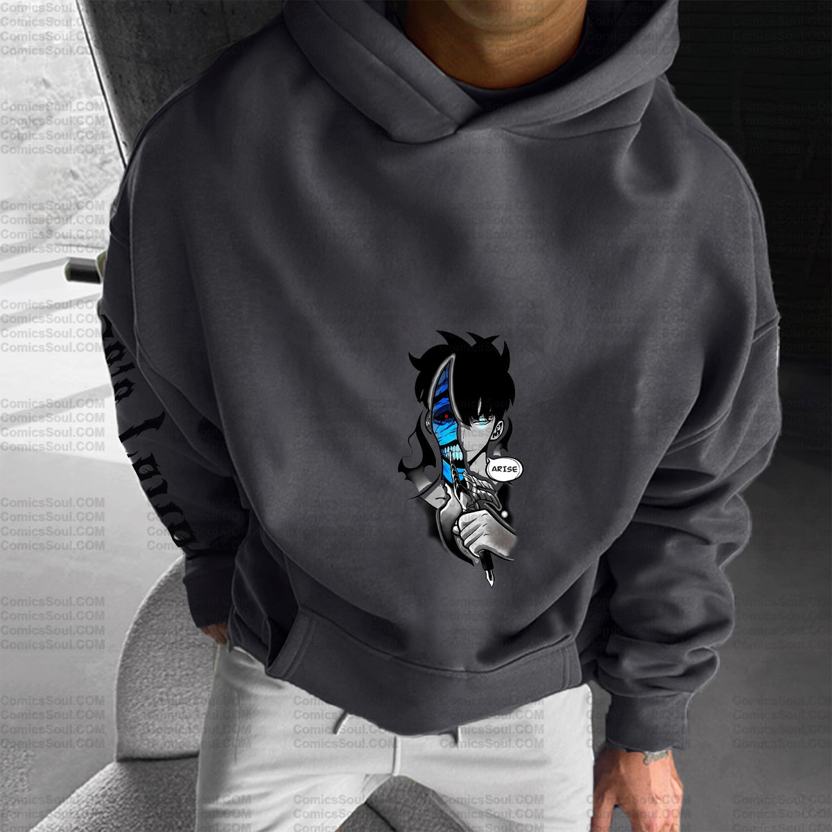 Unisex Graphic Streetwear Vintage Plush Hoodie