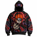 Halloween Anime-Print Hoodie