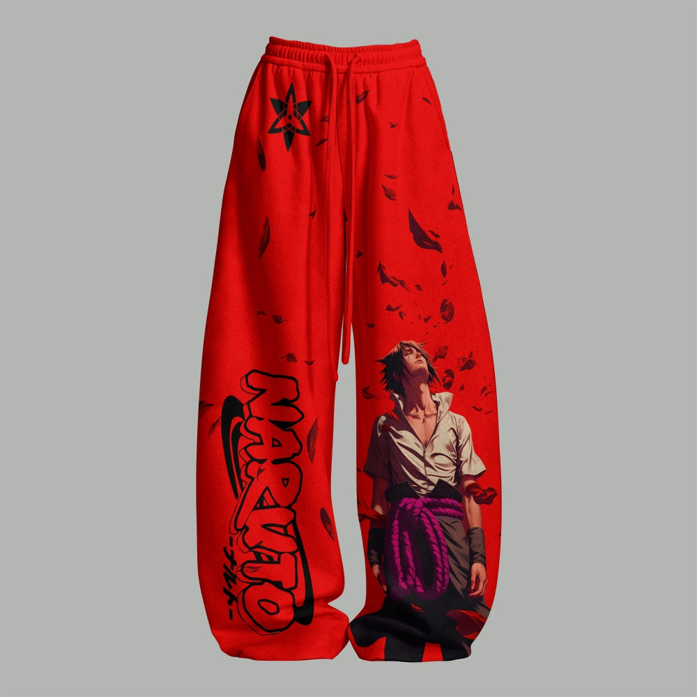 NARUTO Women T-Shirt  & Elasticated Trousers Two-Piece Set | Anime Graphic