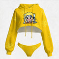NARUTO Women's Hooded Thicken Suit Set | Anime Graphic