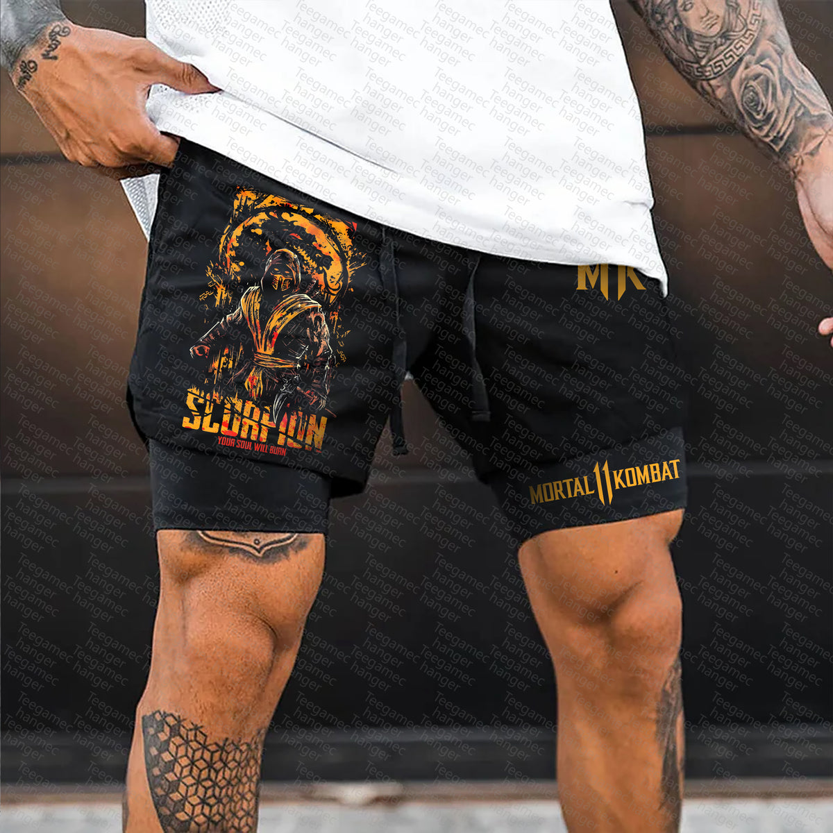 Unisex  “Comicssoul” Casual   Streetwear Shorts