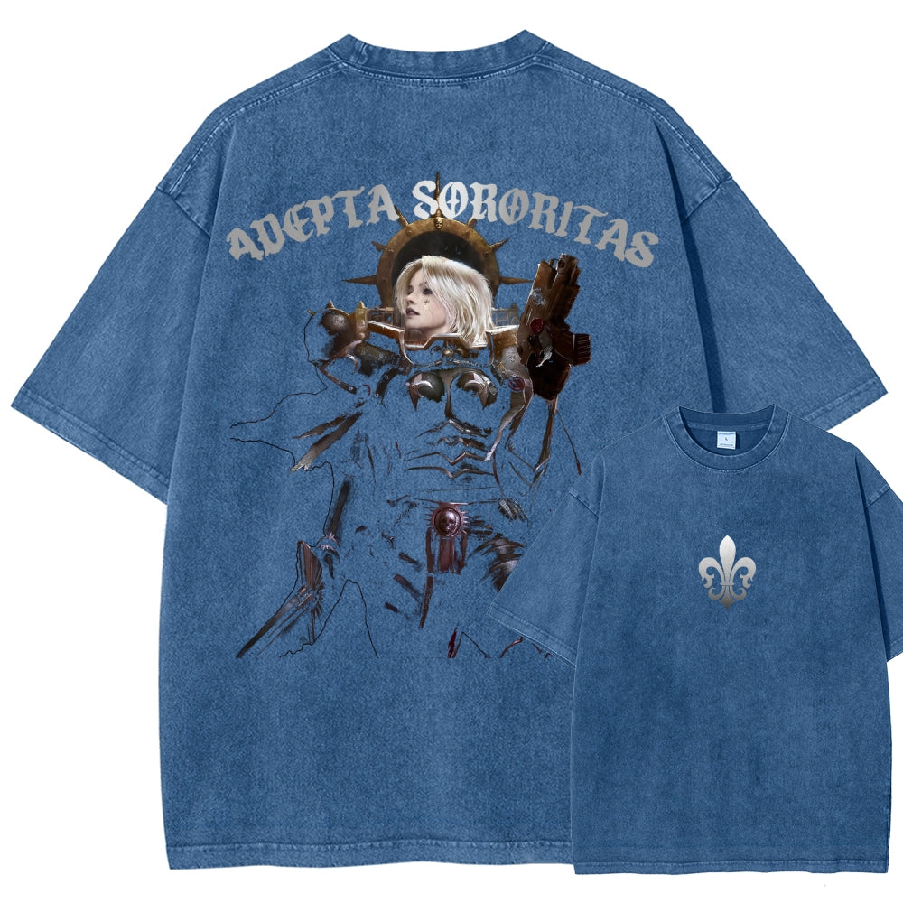 Unisex Fit Washed T-Shirt 丨WH40K