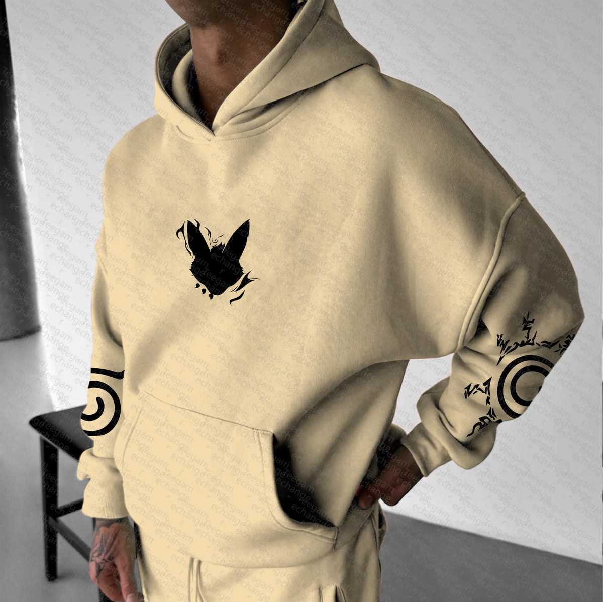 Unisex Naruto Anime Graphic Streetwear Hoodie