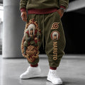 Unisex Anime-print Trousers