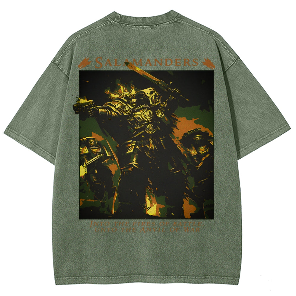 Unisex Fit Washed T-Shirt 丨WH40K