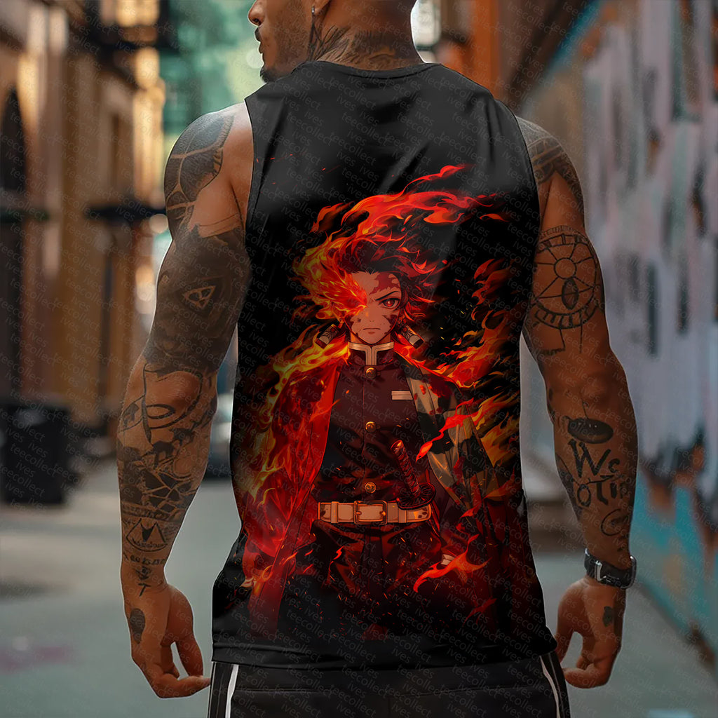 Unisex  “KNY” Casual Anime  Tank Top