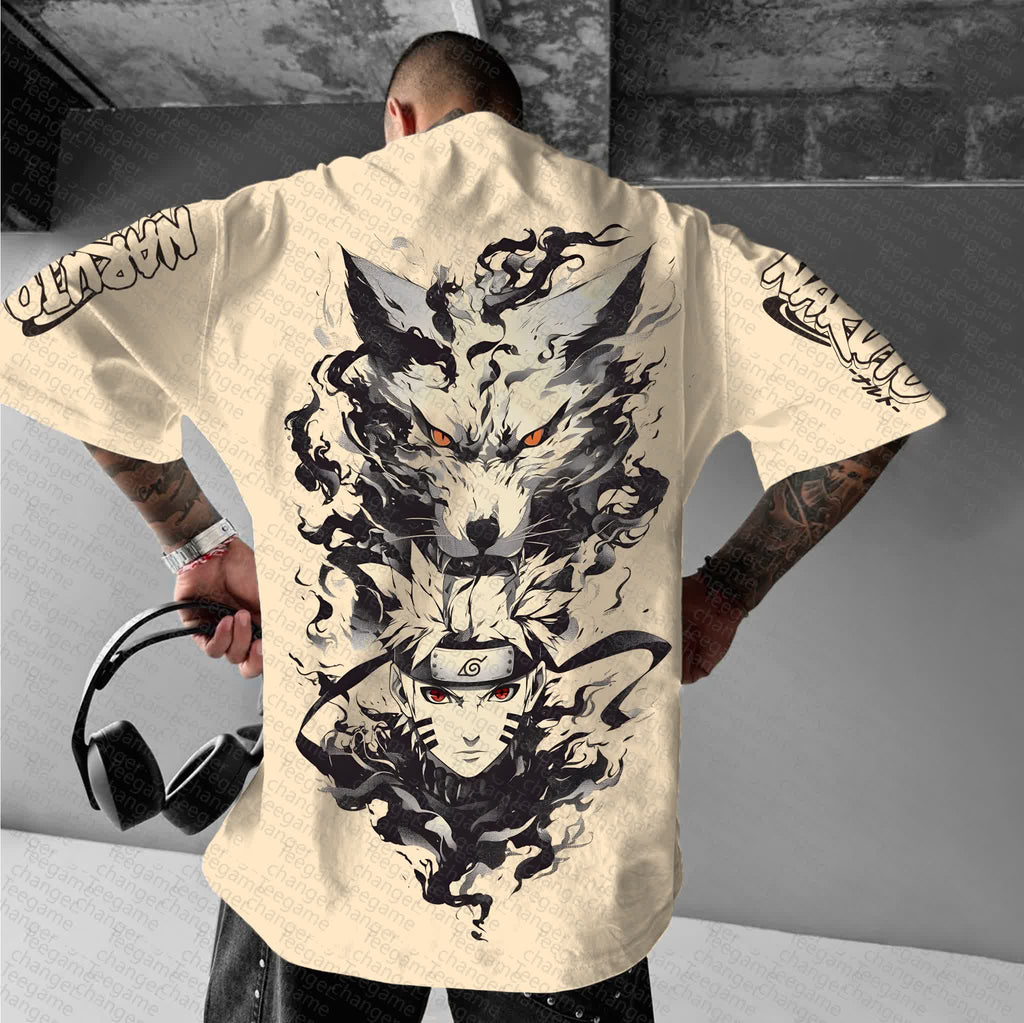 Unisex Naruto Anime Graphic Streetwear T-Shirts