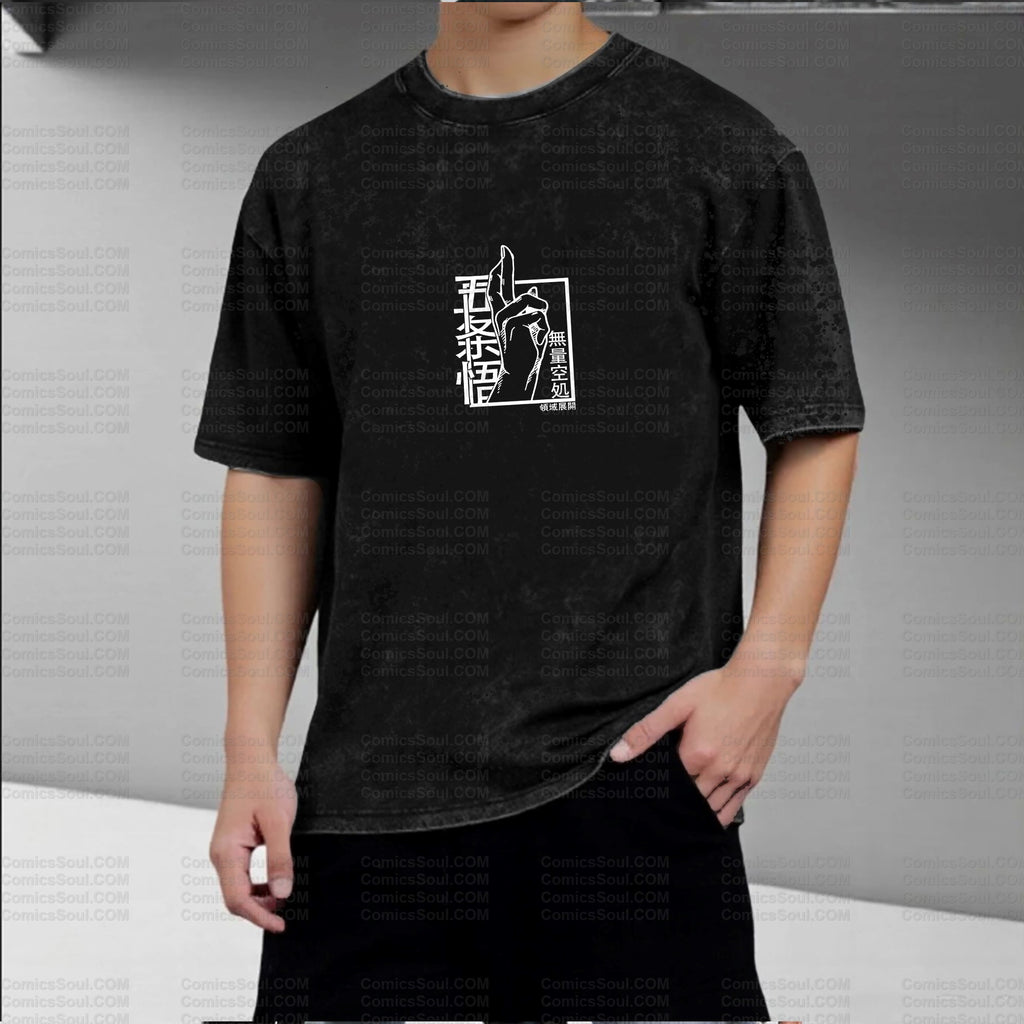 Printed Unisex Washed T-Shirt