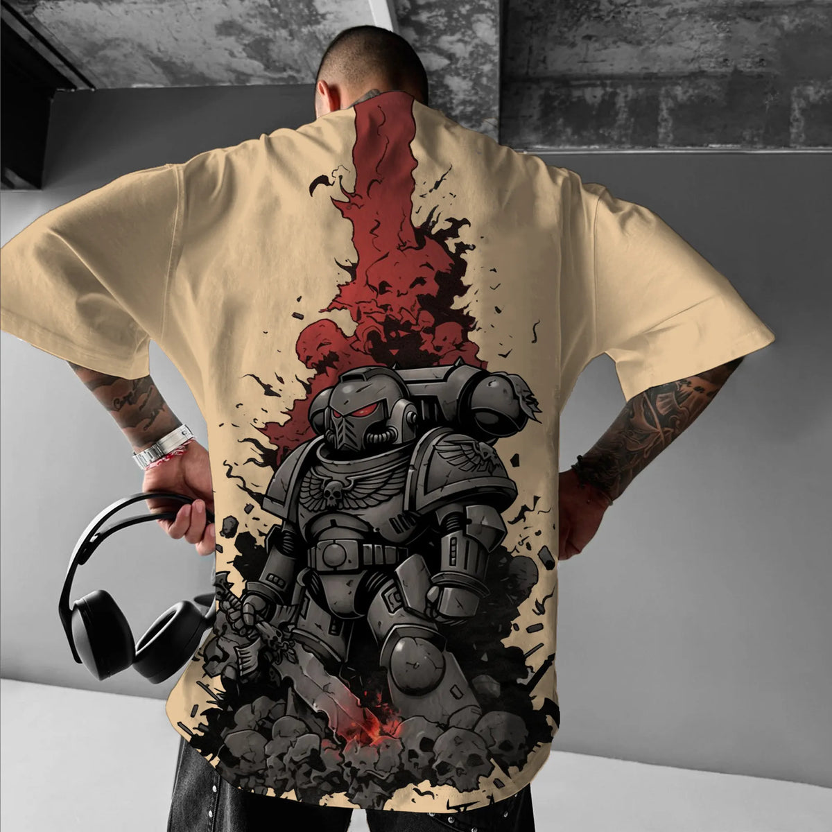 Unisex  "  WH40K" Game Inspired Vintage T-Shirt