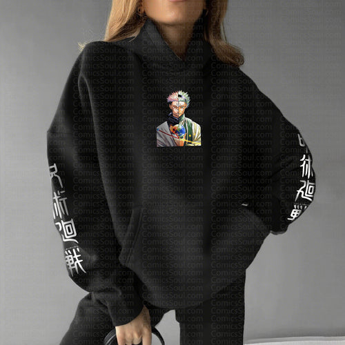 "Comicssoul" Unisex Anime Inspired Vintage Hoodie