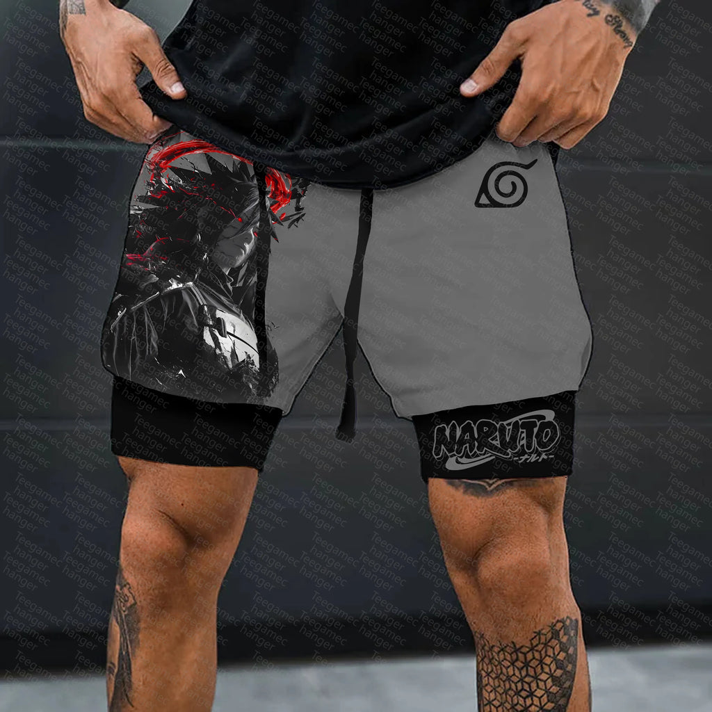 Unisex Naruto Anime Graphic Streetwear Shorts
