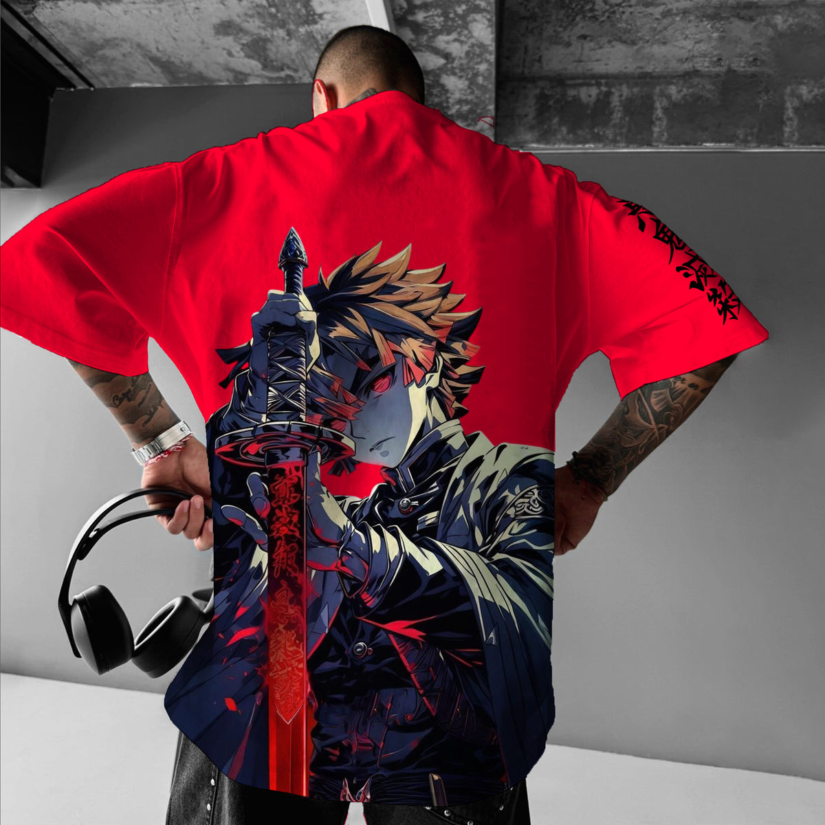 Unisex  " Demon slayer " Anime Inspired Vintage T-Shirt| KNY