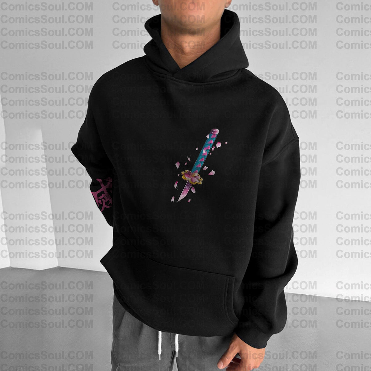 Unisex “ Comicssoul   ” Graphic Streetwear Vintage Hoodie