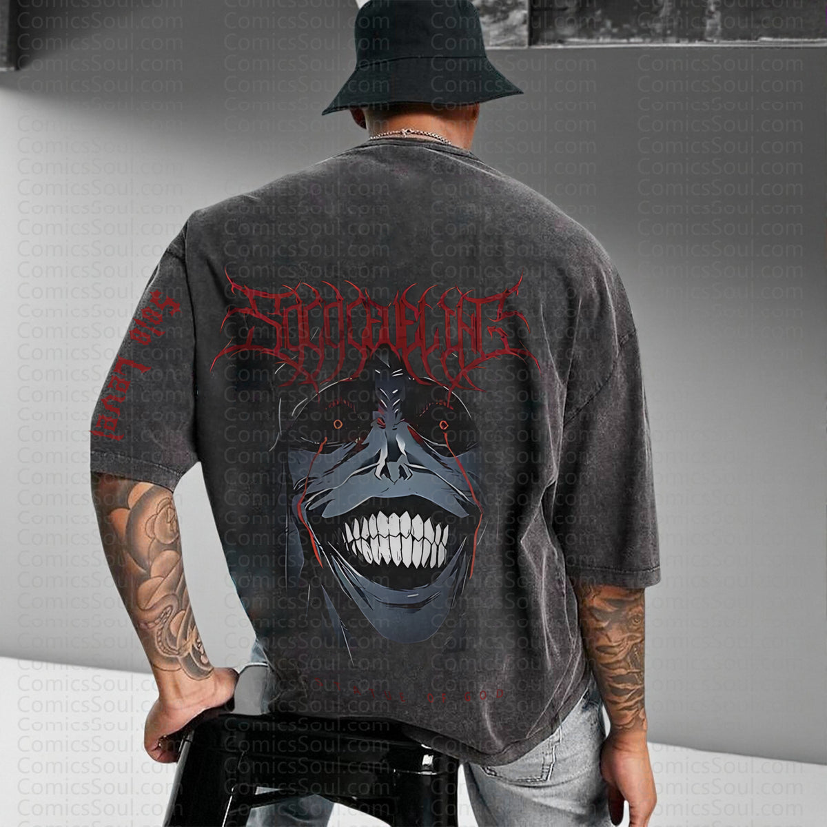 Unisex Anime Inspired Vintage Washed T-Shirt丨Comicssoul