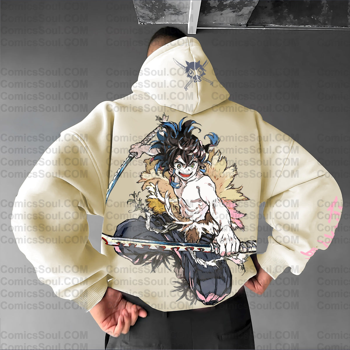 Unisex Anime Graphic Streetwear Vintage Hoodie| KNY