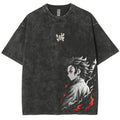 Vintage 3D Direct Inkjet Printed Washed Unisex T-Shirt| KNY