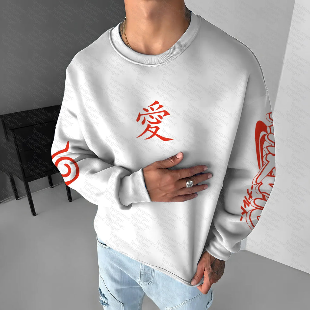 Unisex Naruto Anime Graphic Streetwear Sweatshirt