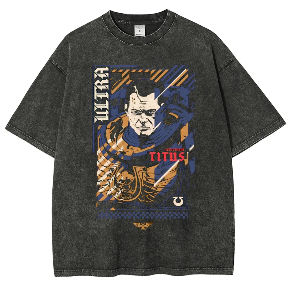 Unisex Fit Washed T-Shirt 丨WH40K