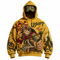 Halloween Anime-Print Hoodie