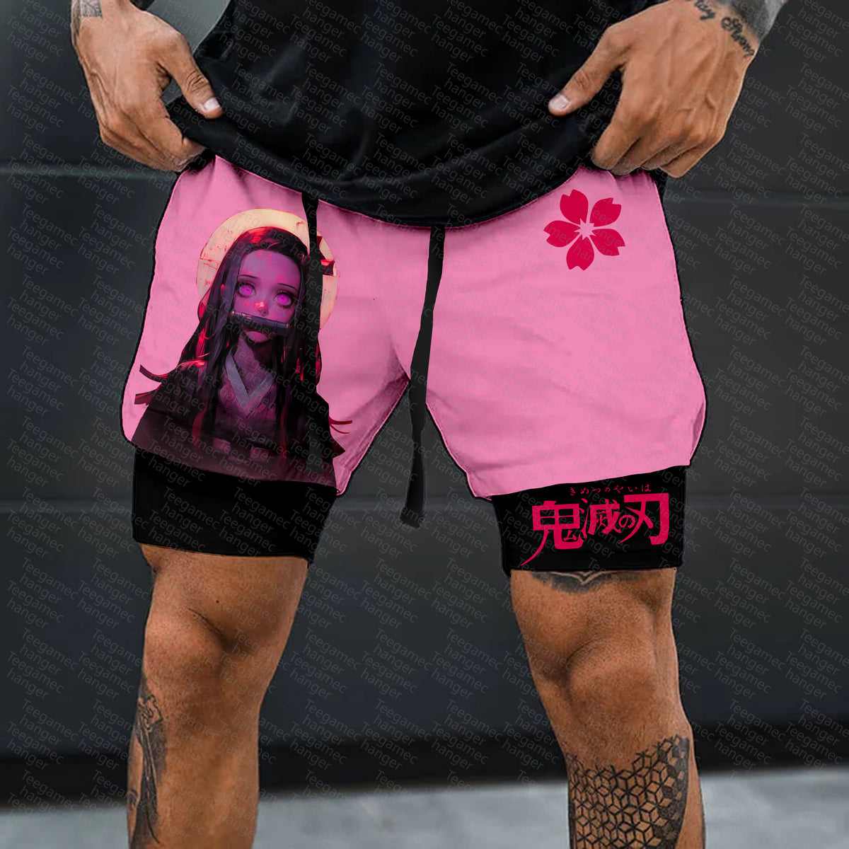 Unisex  “KNY” Casual Anime Streetwear Shorts