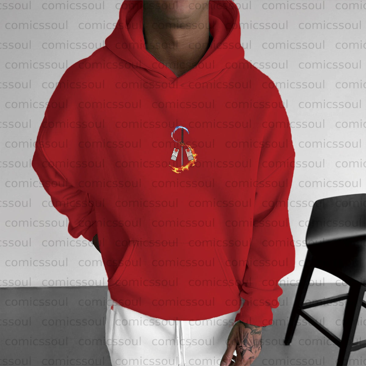 Unisex Anime Graphic Streetwear Vintage Plush Hoodie