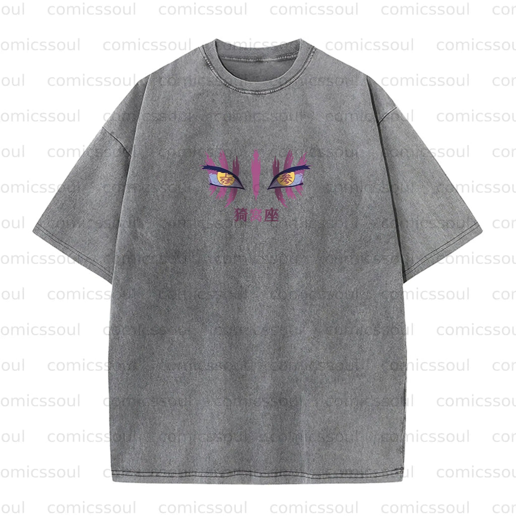 Vintage 3D Direct Inkjet Printed Washed Unisex T-Shirt